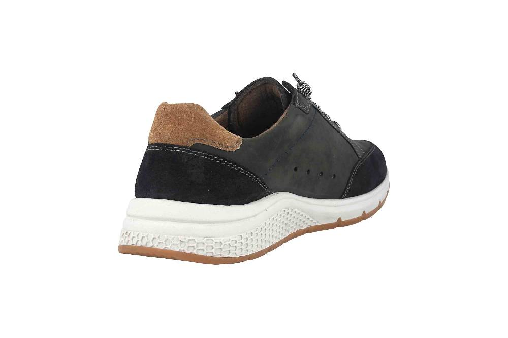 Fretz Men Denny Halbschuhe in Übergrößen Blau 8814.4961-32 große Herrenschuhe Zeitbegrenzte Promotion