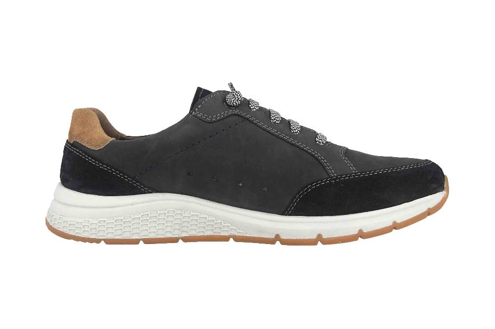 Fretz Men Denny Halbschuhe in Übergrößen Blau 8814.4961-32 große Herrenschuhe Zeitbegrenzte Promotion
