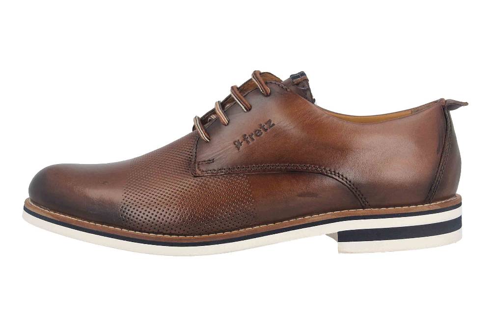 Fretz Men Salvino Halbschuhe in Übergrößen Braun 5311.3932-59 große Herrenschuhe