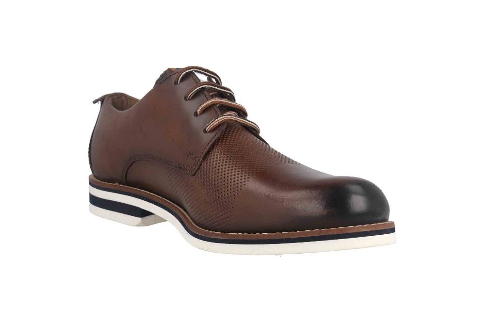 Fretz Men Salvino Halbschuhe in Übergrößen Braun 5311.3932-59 große Herrenschuhe Bis zu 50% Rabatt