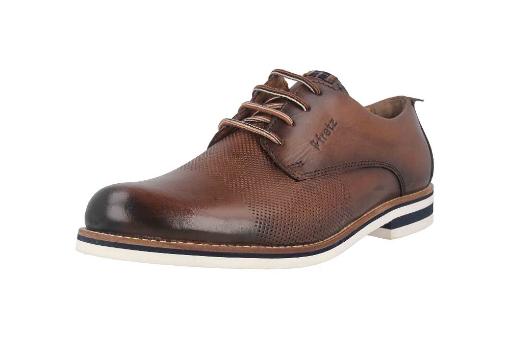 Fretz Men Salvino Halbschuhe in Übergrößen Braun 5311.3932-59 große Herrenschuhe Bis zu 50% Rabatt