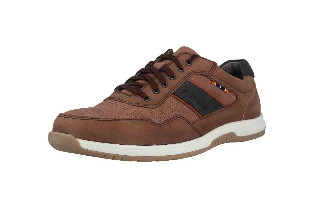 Fretz Men Arezzo Halbschuhe in Übergrößen Braun 4815.7661-38 große Herrenschuhe Bis zu 60% Rabatt