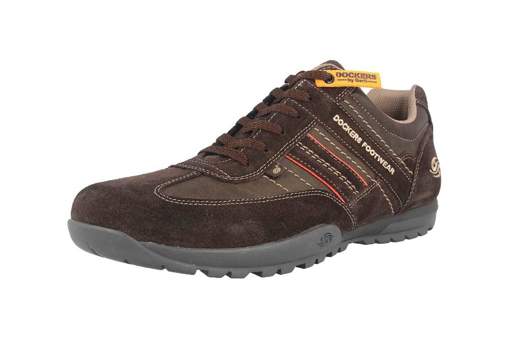 Dockers Halbschuhe in Übergrößen Braun 36HT001-204320 große Herrenschuhe Bis zu 65% Rabatt