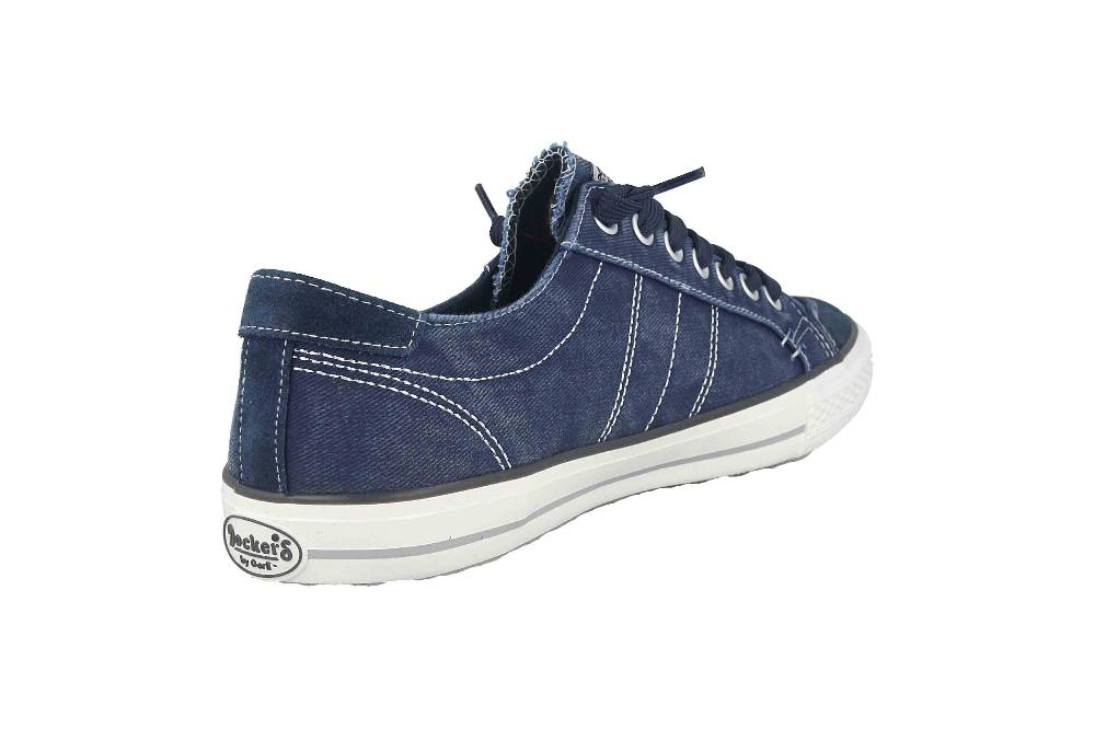 Dockers Sneaker in Übergrößen Blau 30ST027-790660 große Herrenschuhe Nur für heute