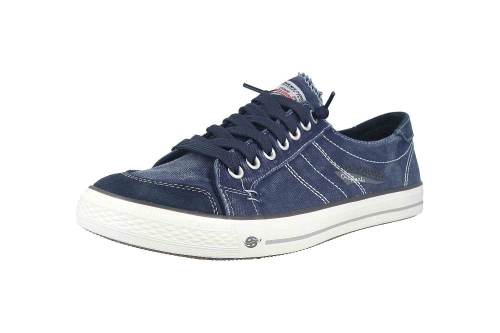 Dockers Sneaker in Übergrößen Blau 30ST027-790660 große Herrenschuhe Nur für heute