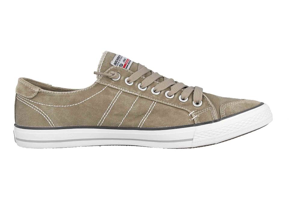 Dockers Sneaker in Übergrößen Beige 30ST027-790450 große Herrenschuhe Sonderangebot der Fabrik
