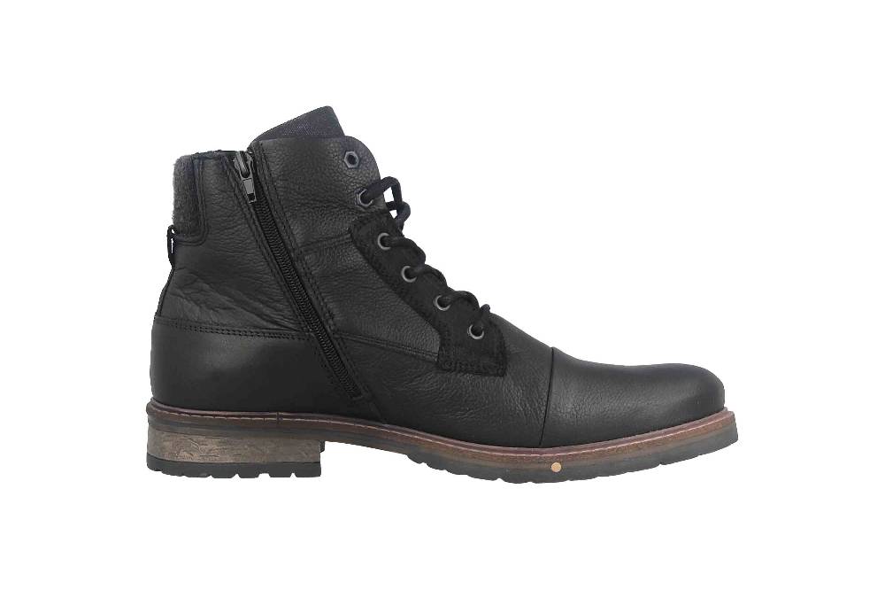 Bullboxer Boots in Übergrößen Schwarz 285K55858EBLCKSU88 große Herrenschuhe Kostenloser Versand international