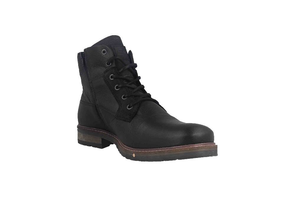 Bullboxer Boots in Übergrößen Schwarz 285K55858EBLCKSU88 große Herrenschuhe Kostenloser Versand international