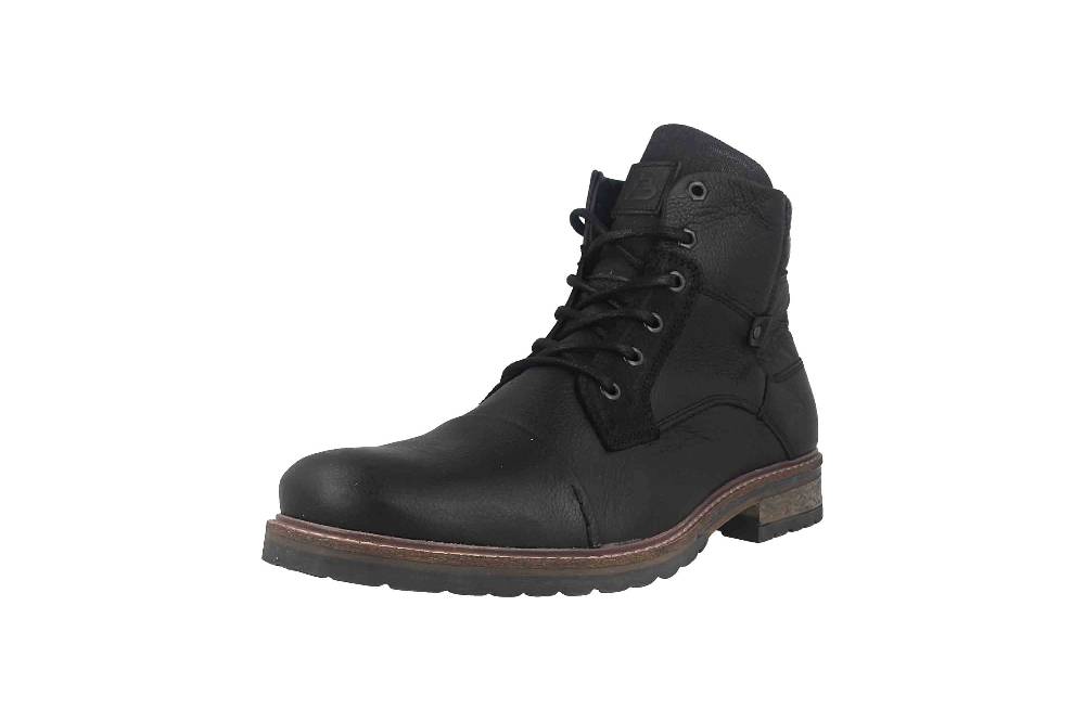 Bullboxer Boots in Übergrößen Schwarz 285K55858EBLCKSU88 große Herrenschuhe Kostenloser Versand international