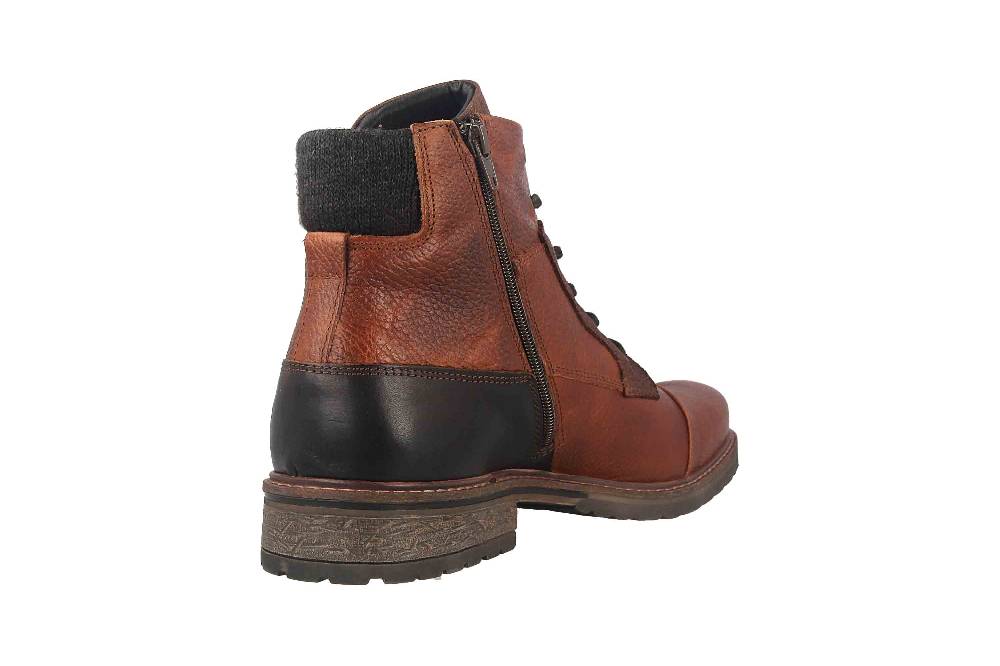 Bullboxer Boots in Übergrößen Braun 285K55858ECOBBSU88 große Herrenschuhe Fabrikladen