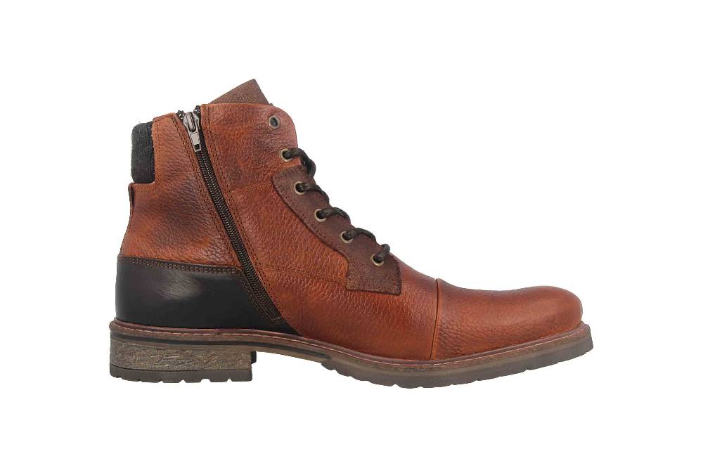 Bullboxer Boots in Übergrößen Braun 285K55858ECOBBSU88 große Herrenschuhe Fabrikladen