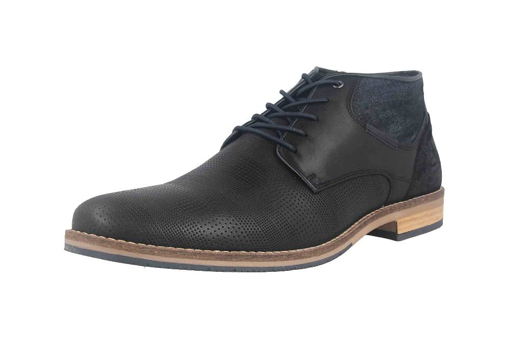 Bullboxer Stiefeletten in Übergrößen Schwarz 773K56284DP6BNSU88 große Herrenschuhe Begrenzt auf 3 Tage