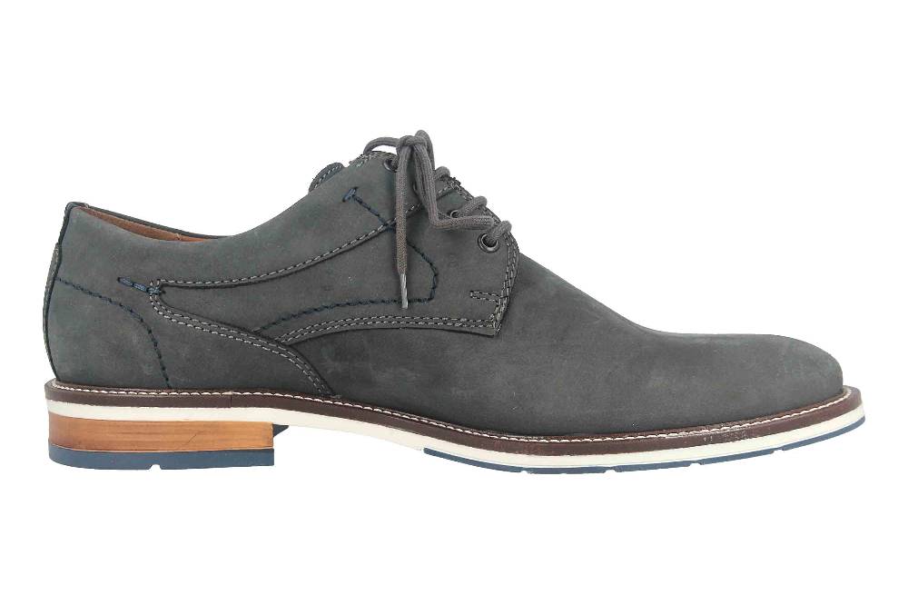 Fretz Men Andrew Halbschuhe in Übergrößen Blau 6951.4516-32 große Herrenschuhe Online