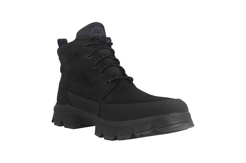 Timberland TBL Originals Ultra WP Chukka JET BLACK Boots in Übergrößen Schwarz TB0A44RH0151 große Herrenschuhe Auslauf