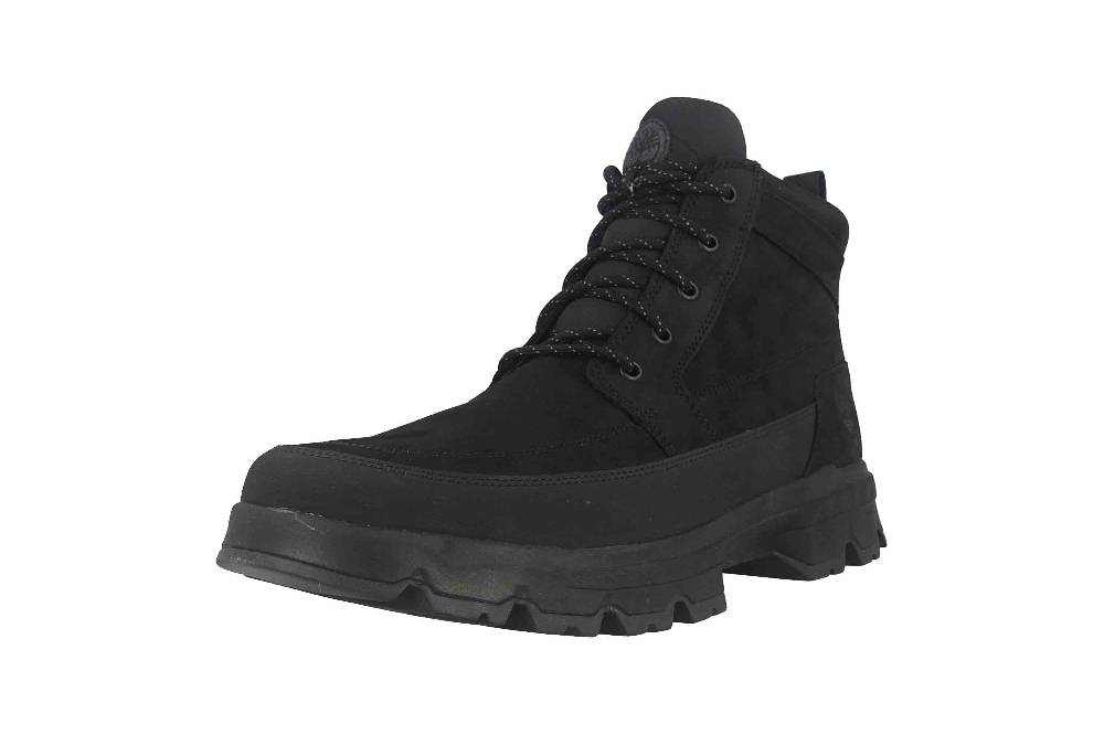 Timberland TBL Originals Ultra WP Chukka JET BLACK Boots in Übergrößen Schwarz TB0A44RH0151 große Herrenschuhe Auslauf