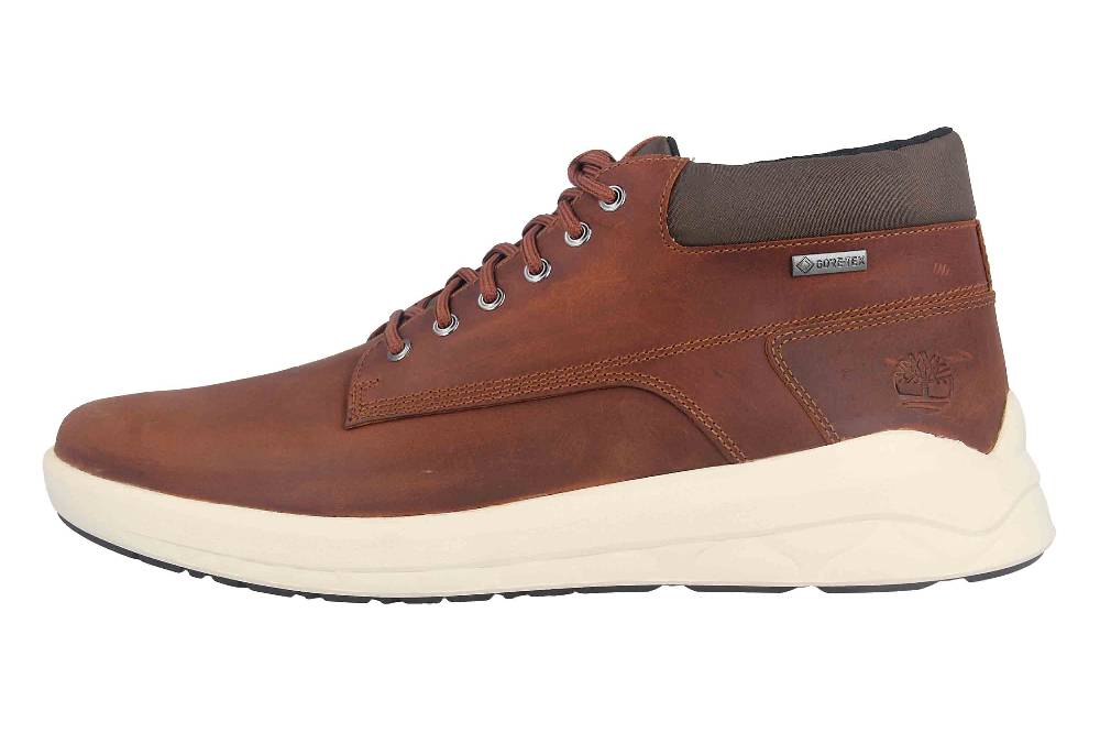 Timberland Bradstreet Ultra GTX Chukka GLAZED GINGER Boots in Übergrößen Braun TB0A28173581 große Herrenschuhe