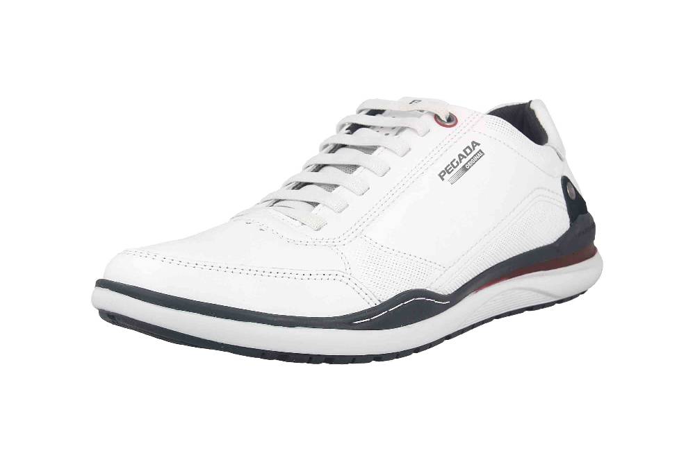 Pegada Sneaker in Übergrößen Weiß 119106-01/519106-01 große Herrenschuhe Kostenloser Versand international