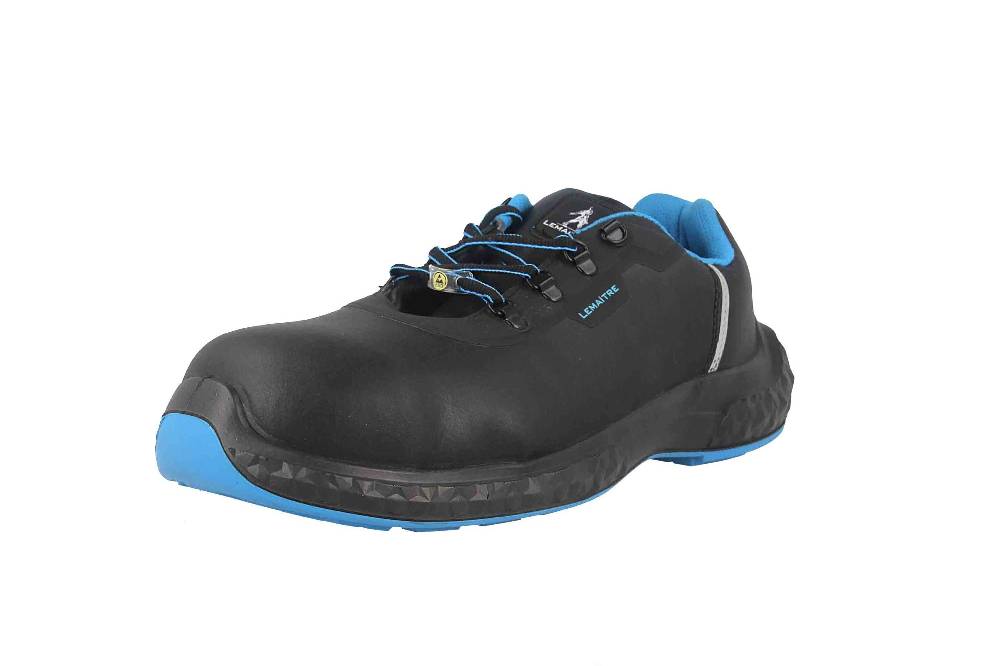 Lemaitre Anton Low S3 ESD Arbeitsschuhe in Übergrößen Schwarz 8111 große Herrenschuhe Black Friday Preise