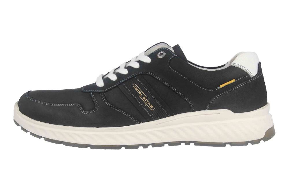 Camel Active Sneaker in Übergrößen Schwarz 54WO002-300100 große Herrenschuhe 2025