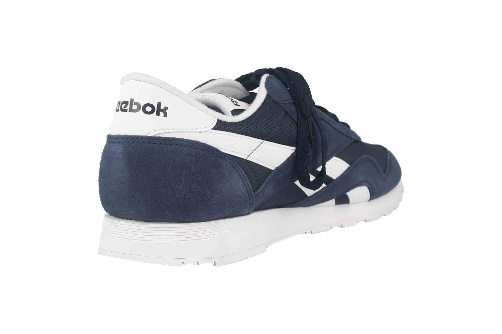 Reebok CLASSIC NYLON Sportschuhe in Übergrößen Blau 100009276 große Herrenschuhe Angebote