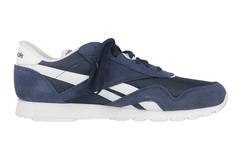 Reebok CLASSIC NYLON Sportschuhe in Übergrößen Blau 100009276 große Herrenschuhe Angebote