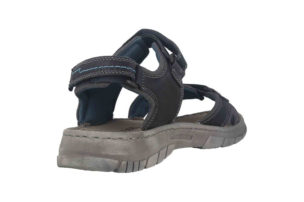 Josef Seibel Brendan 03 Sandalen in Übergrößen Blau 16803-TE262-531 große Herrenschuhe Rabatt