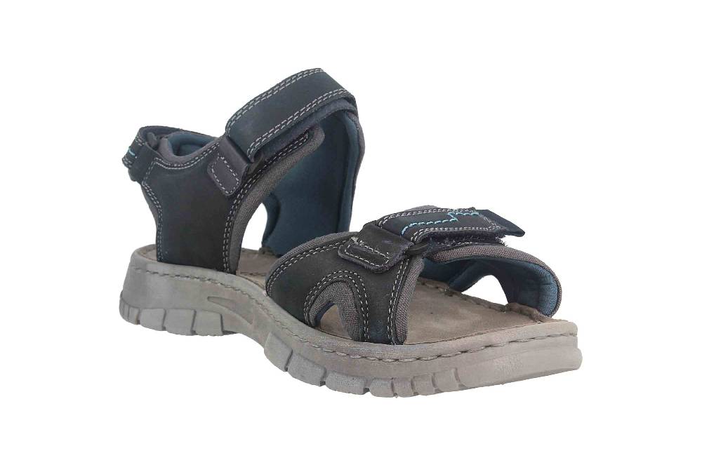Josef Seibel Brendan 03 Sandalen in Übergrößen Blau 16803-TE262-531 große Herrenschuhe Rabatt