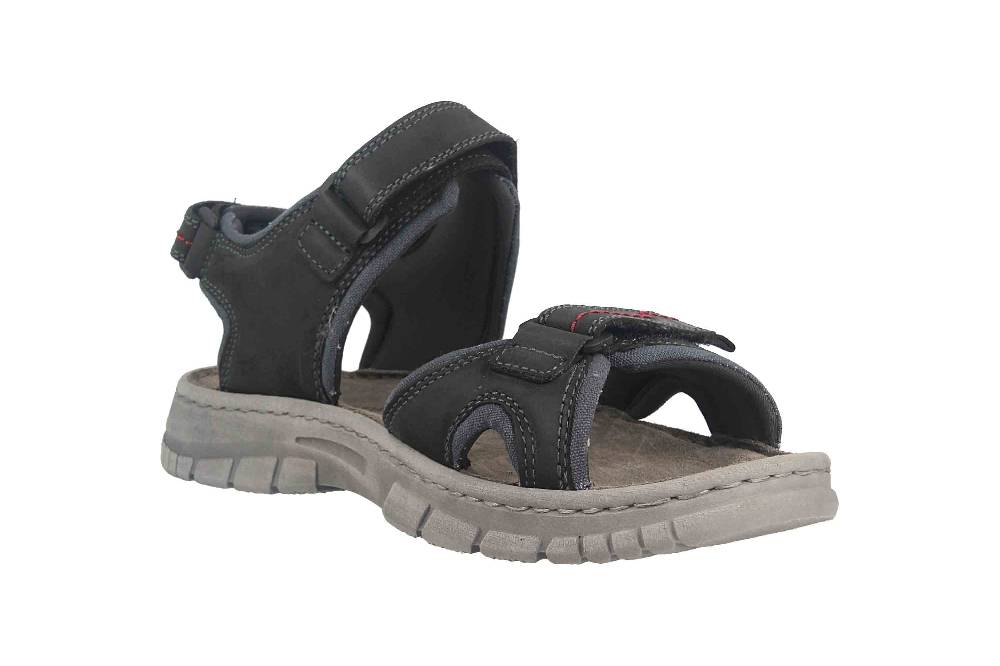 Josef Seibel Brendan 03 Sandalen in Übergrößen Schwarz 16803-TE262-101 große Herrenschuhe Günstig kaufen