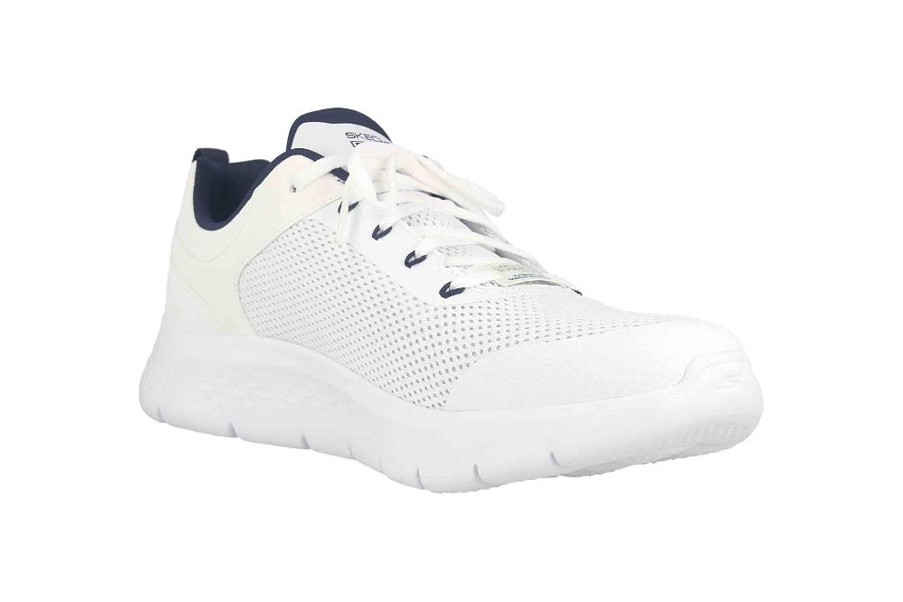Skechers GO WALK FLEX INDEPENDENT Sportschuhe in Übergrößen Weiß 216495 WNV große Herrenschuhe Versandkostenfrei