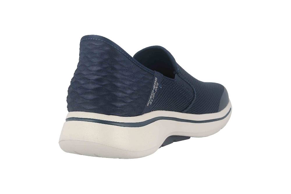 Skechers GO WALK ARCH FIT HANDS FREE Sportschuhe in Übergrößen Blau 216259 NVY große Herrenschuhe Großer Ausverkauf