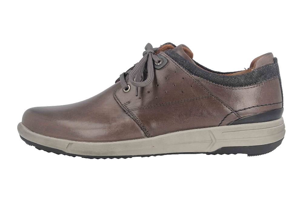 Josef Seibel Enrico 13 Halbschuhe in Übergrößen Grau 25313 860 711 große Herrenschuhe