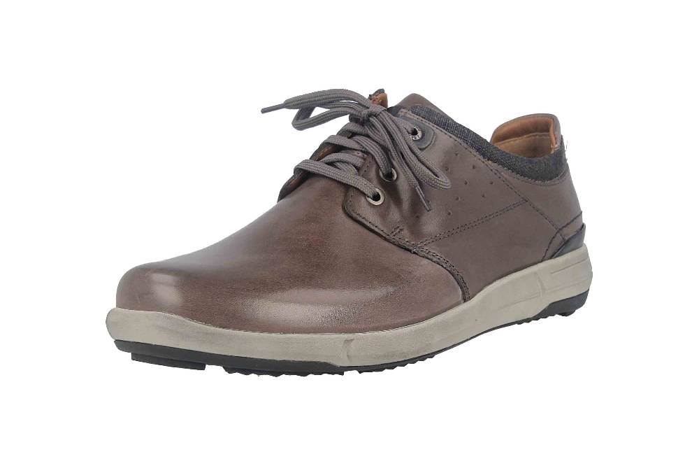 Josef Seibel Enrico 13 Halbschuhe in Übergrößen Grau 25313 860 711 große Herrenschuhe Neueste Mode