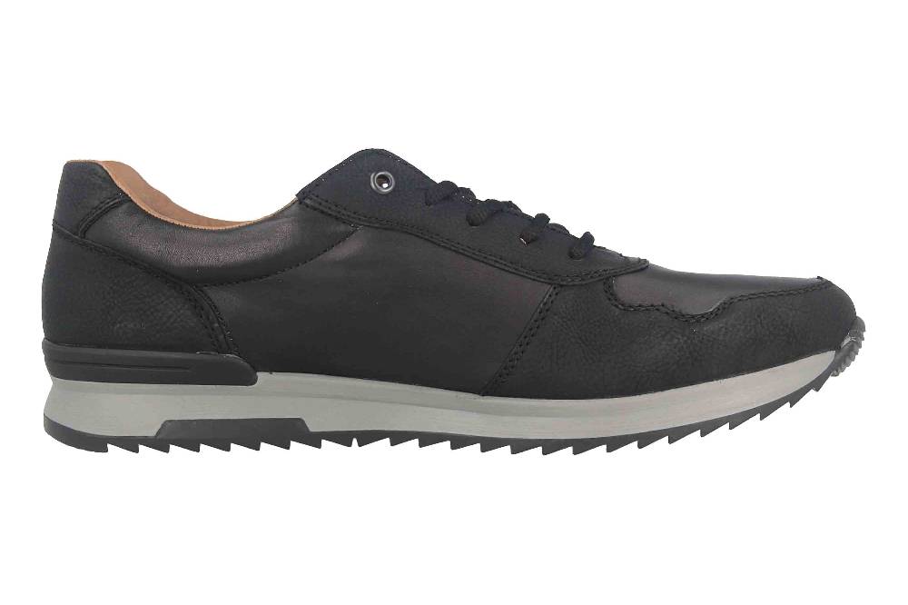 Rieker Halbschuhe in Übergrößen Schwarz 16132-00 große Herrenschuhe Große Rabatte