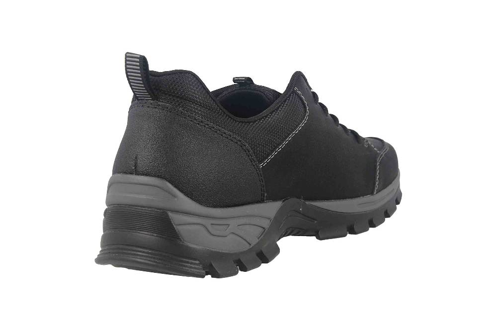 Rieker Halbschuhe in Übergrößen Schwarz B6801-00 große Herrenschuhe Saisonale Angebote