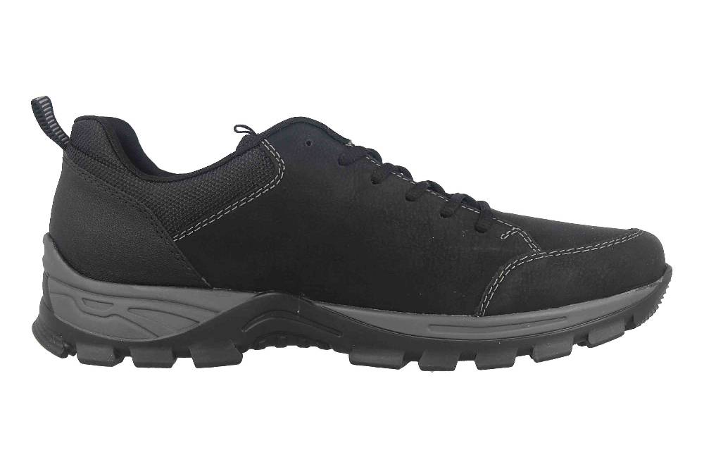 Rieker Halbschuhe in Übergrößen Schwarz B6801-00 große Herrenschuhe Saisonale Angebote