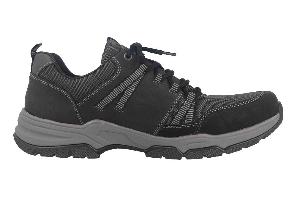 Rieker Halbschuhe in Übergrößen Schwarz B4311-00 große Herrenschuhe Kauf eins, bekomm eins gratis