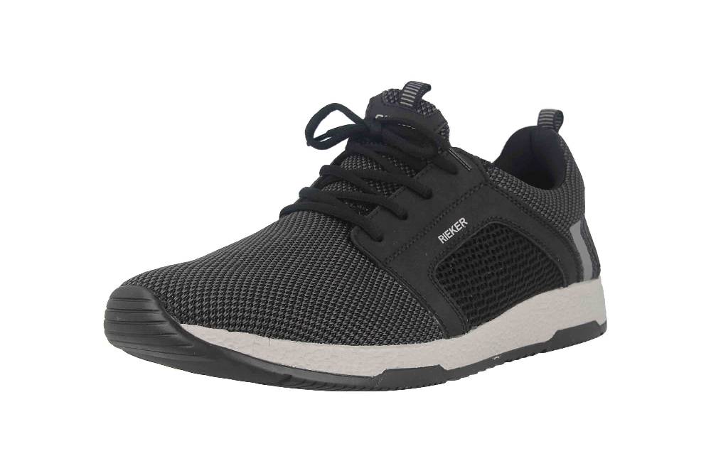 Rieker Halbschuhe in Übergrößen Schwarz B3462-00 große Herrenschuhe Tägliche Deals