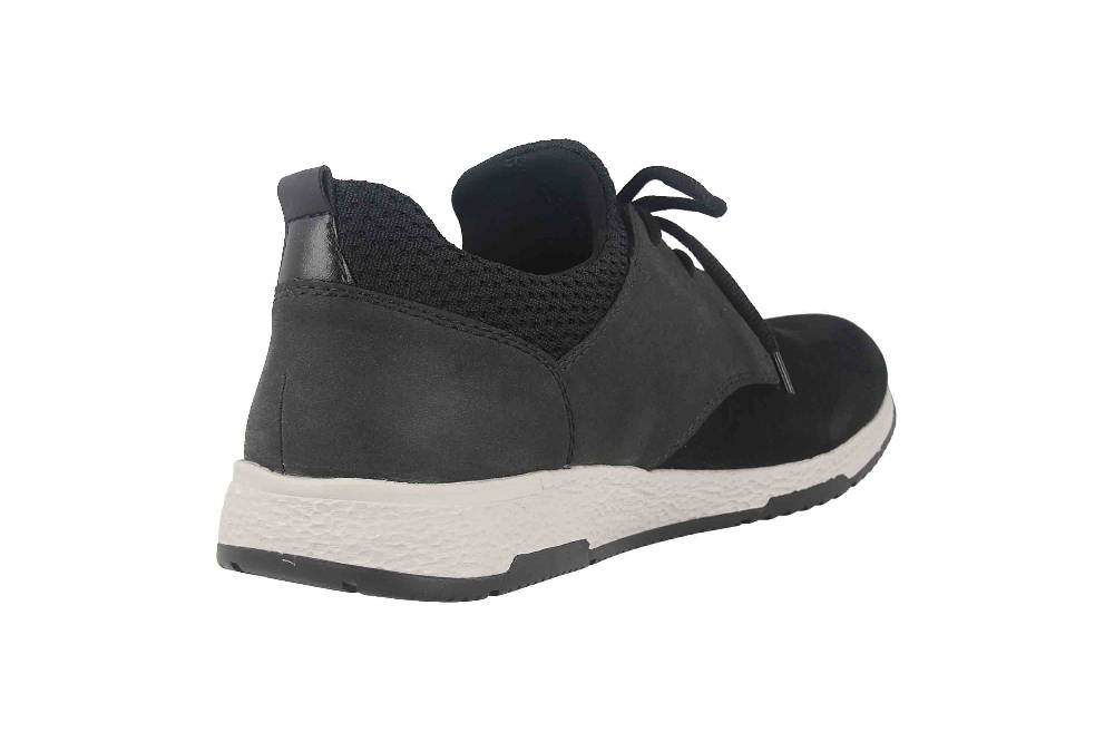 Rieker Halbschuhe in Übergrößen Schwarz B3452-00 große Herrenschuhe Riesige Ersparnisse