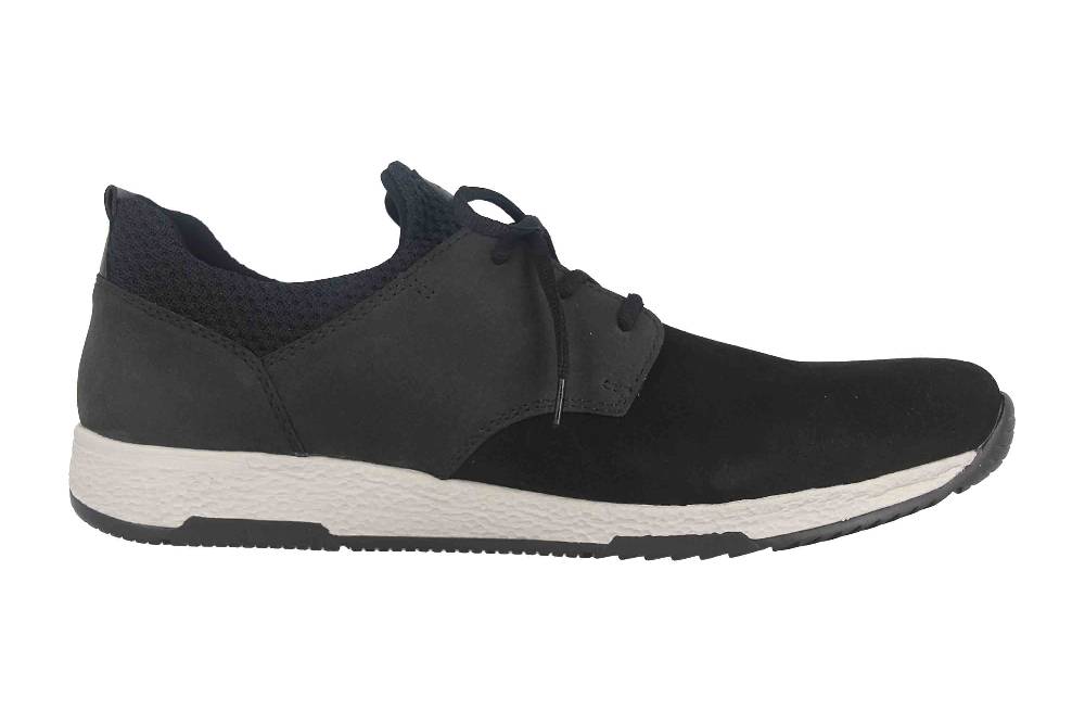 Rieker Halbschuhe in Übergrößen Schwarz B3452-00 große Herrenschuhe Riesige Ersparnisse