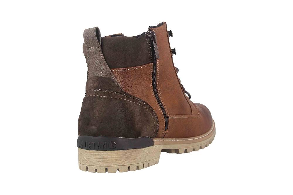 Mustang Shoes Boots in Übergrößen Braun 4142-504-307 große Herrenschuhe VIP-Rabatte