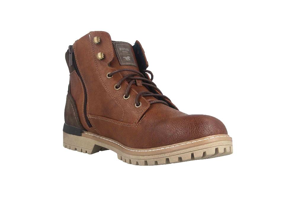 Mustang Shoes Boots in Übergrößen Braun 4142-504-307 große Herrenschuhe VIP-Rabatte