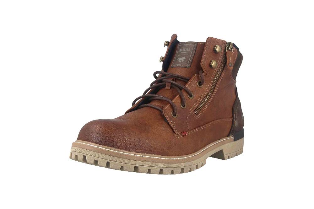 Mustang Shoes Boots in Übergrößen Braun 4142-504-307 große Herrenschuhe VIP-Rabatte
