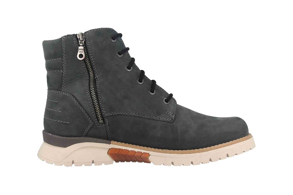 Fretz Men Cooper Boots in Übergrößen Blau 1324.1416-32 große Herrenschuhe Super Sparpreis