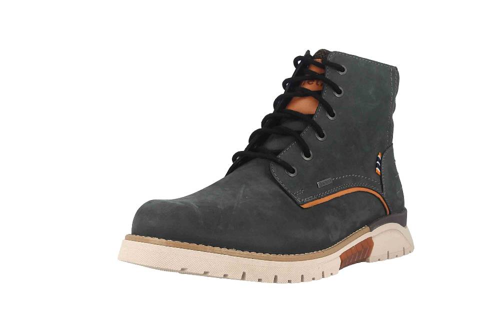 Fretz Men Cooper Boots in Übergrößen Blau 1324.1416-32 große Herrenschuhe Super Sparpreis