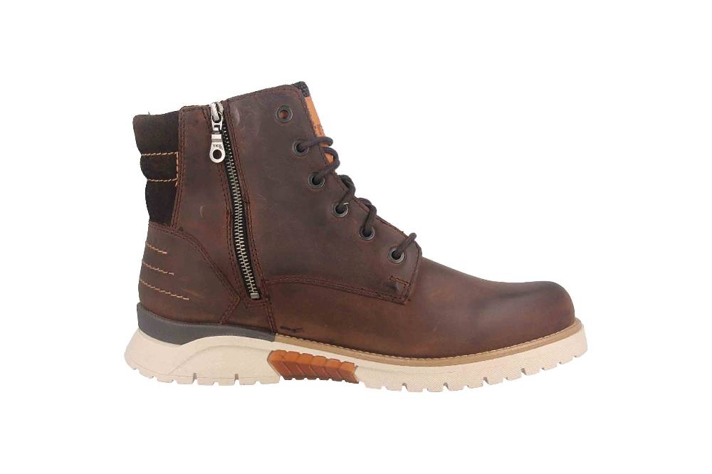 Fretz Men Cooper Boots in Übergrößen Braun 1324.1438-38 große Herrenschuhe Wochenangebot