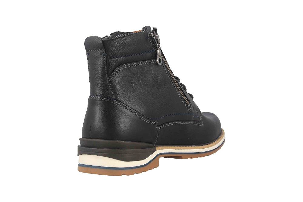 Fretz Men Cooper Boots in Übergrößen Schwarz 1318.1912-51 große Herrenschuhe Kostenlose Rückgabe