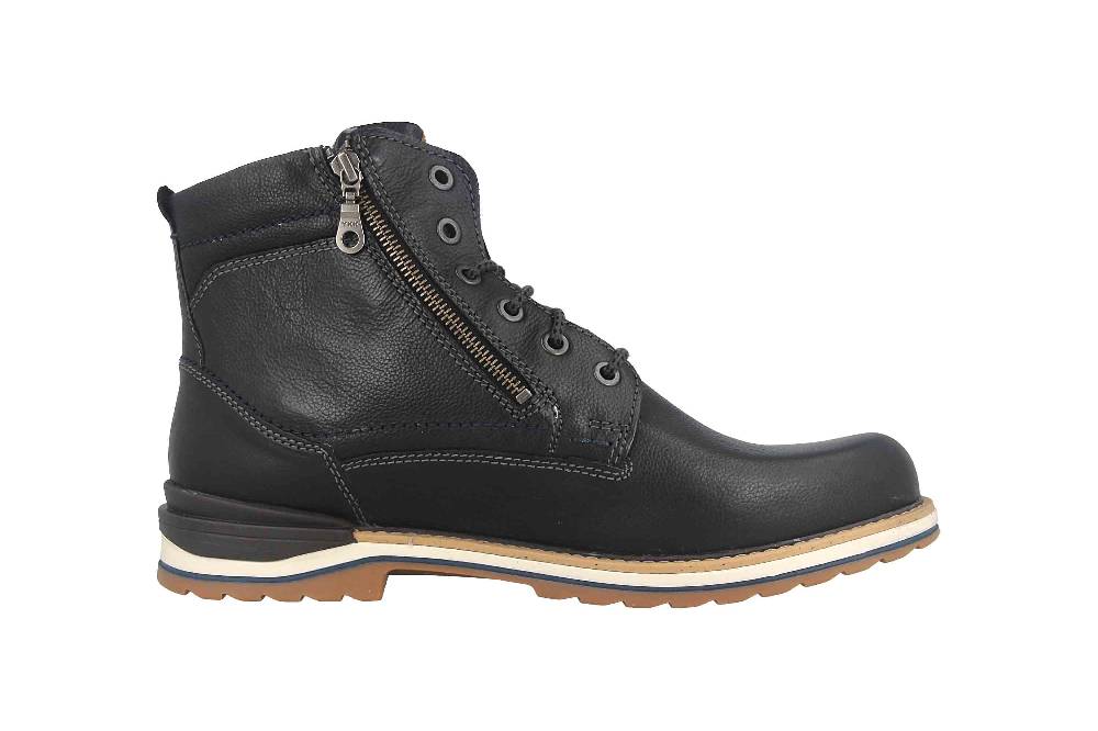 Fretz Men Cooper Boots in Übergrößen Schwarz 1318.1912-51 große Herrenschuhe Kostenlose Rückgabe