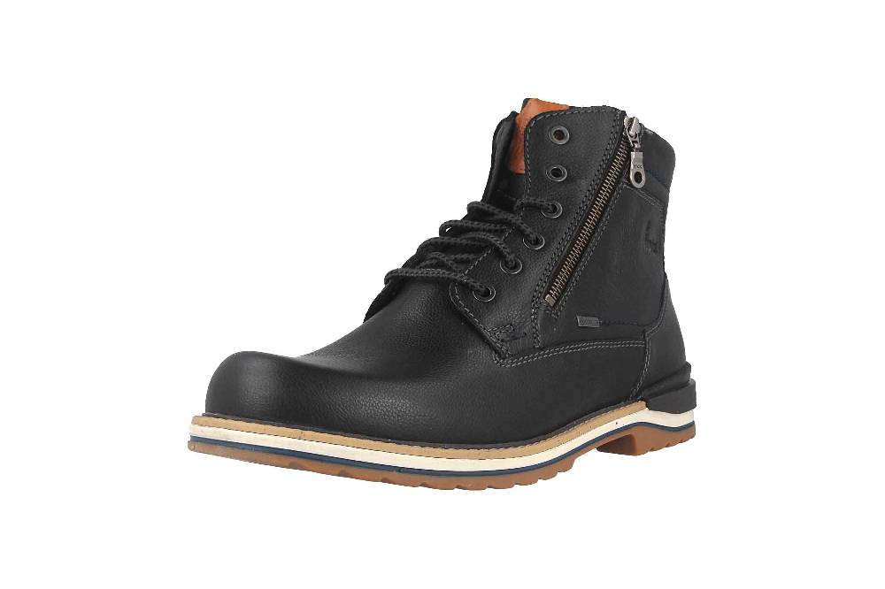 Fretz Men Cooper Boots in Übergrößen Schwarz 1318.1912-51 große Herrenschuhe Kostenlose Rückgabe