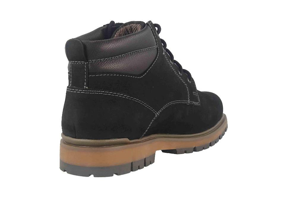 Fretz Men Fountain Boots in Übergrößen Schwarz 4040.0716-51 große Herrenschuhe Neueste Stile