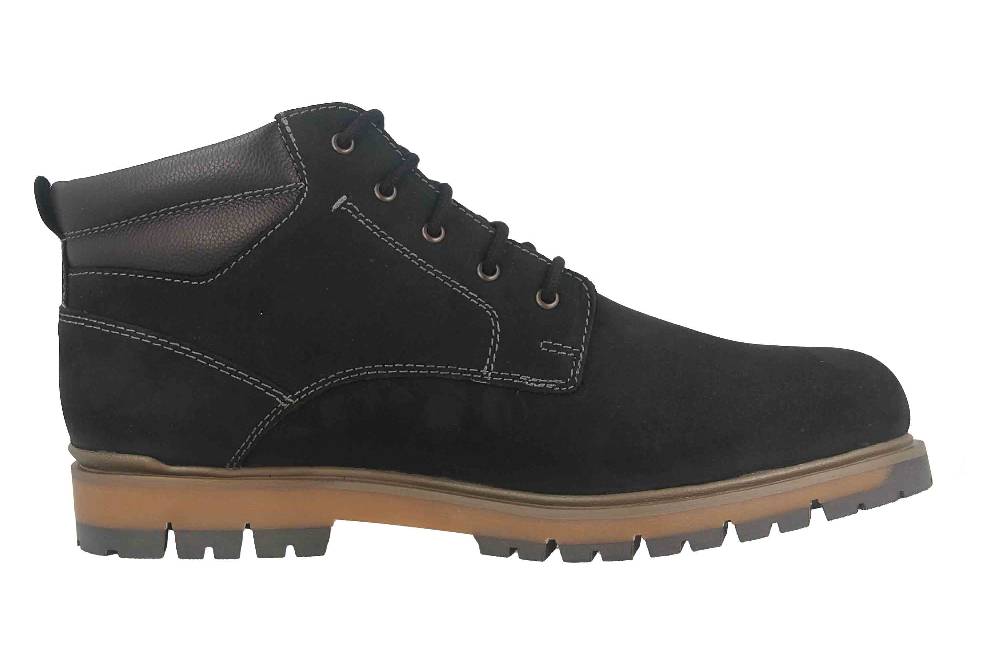 Fretz Men Fountain Boots in Übergrößen Schwarz 4040.0716-51 große Herrenschuhe Neueste Stile